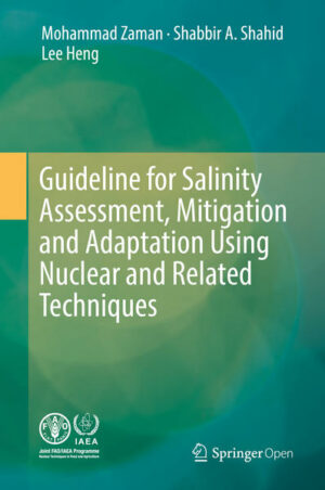 This open access book is an outcome of the collaboration between the Soil and Water Management & Crop Nutrition Section, Joint FAO/IAEA Division of Nuclear Techniques in Food and Agriculture, Department of Nuclear Sciences and Applications, International Atomic Energy Agency (IAEA), Vienna, Austria, and Dr. Shabbir A Shahid, Senior Salinity Management Expert, Freelancer based in United Arab Emirates.The objective of this book is to develop protocols for salinity and sodicity assessment and develop mitigation and adaptation measures to use saline and sodic soils sustainably. The focus is on important issues related to salinity and sodicity and to describe these in an easy and user friendly way. The information has been compiled from the latest published literature and from the authors publications specific to the subject matter. The book consists of six chapters. Chapter 1 introduces the terms salinity and sodicity and describes various salinity classification systems commonly used around the world. Chapter 2 reviews global distribution of salinization and socioeconomic aspects related to salinity and crop production. Chapters 3 covers comprehensively salinity and sodicity adaptation and mitigation options including physical, chemical, hydrological and biological methods. Chapter 4 discusses the efforts that have been made to demonstrate the development of soil salinity zones under different irrigation systems. Chapter 5 discusses the quality of irrigation water, boron toxicity and relative tolerance to boron, the effects of chlorides on crops. Chapter 6 introduces the role of nuclear techniques in saline agriculture.