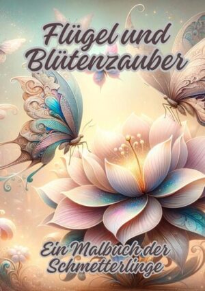 Flügel und Blütenzauber: Ein Malbuch der Schmetterlinge | Diana Kluge