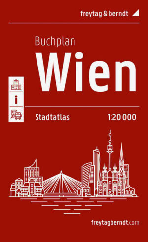 Der Buchplan Wien 1:20.000 besticht durch ein ausgezeichnetes Kartenbild