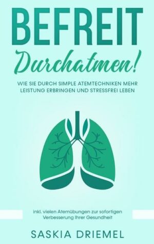 Honighäuschen (Bonn) - Fühlen Sie sich manchmal gestresst oder weniger leistungsfähig? Leiden Sie vielleicht unter chronischen Schmerzen oder möchten Sie Ihre Gesundheit allgemein verbessern? Leiden Sie unter Prüfungsangst und möchten vor der nächsten Klausur oder vor der nächsten Präsentation ruhig bleiben? Dann kann Ihnen dieses Buch dabei helfen, denn wir möchten Ihnen vorstellen, wie die Atmung unser allgemeines Wohlbefinden beeinflussen kann und wie Sie Ihre Atmung verbessern können. Schließlich setzen schon viele Therapeuten und Yogalehrer auf gezielte Atemtherapie, um den Körper nachhaltig zu entspannen und zu entlasten. Lassen Sie uns also gemeinsam diesen lebenswichtigen Prozess besser verstehen und trainieren! Das erwartet Sie: -Die Wirkungen unserer Atmung -Endlich die Atmung verstehen -Auswirkungen falscher Atmung -Auswirkungen richtiger Atmung -Ein Problem vieler Menschen - gehören Sie dazu? -Atemübungen, die jeder kann -und vieles mehr ...
