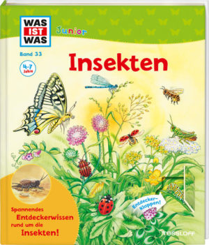 Honighäuschen (Bonn) - Auf der Wiese summt und brummt es, zwischen den Grashalmen sind - gut getarnt - die Grashüpfer zum Sprung bereit und bunte Schmetterlinge fliegen von Blume zu Blume. Auf welche Weise ernähren sich Schmetterlinge? Wie machen Heuschrecken Musik? Und können Silberfischchen schwimmen? Kinder ab 4 Jahren lernen in diesem faszinierenden WAS IST WAS Junior - Band die Welt der Insekten kennen. Zahlreiche Entdeckerklappen laden dazu ein, nach und nach immer mehr Details zu erforschen.