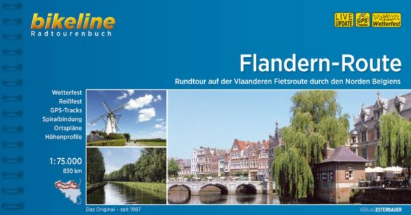 Von Maastricht führt Sie diese Rundtour durch das südliche Flandern an die touristische Nordseeküste und auf herrlich ausgebauten Radwegen entlang verschiedenster Flüsse und Kanäle wieder zurück. Sie radeln vorbei an saftigen Weidewiesen