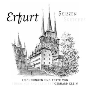 Erfurt ist Gegenstand der neuen Skizzen von Gerhard Klein. Der Zeichner stellt hier die wichtigsten historischen Bauwerke der Stadt vor. Den originellen Kohleskizzen sind kurze Infotexte zu den jeweiligen Sehenswürdigkeiten beigestellt. 18 repräsentative Baulichkeiten