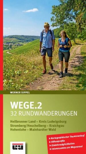 Wege 2 ist der zweite Band der neuen Wanderführer-Reihe abseits klassischer Wandergebiete. Wege zeigt Wege in unmittelbarer Nähe des Wohnorts der in der vorgestellten Region lebenden Menschen. Die im vorliegenden Band ausgewählten 32 Rundwanderungen führen in die Landkreise Heilbronn