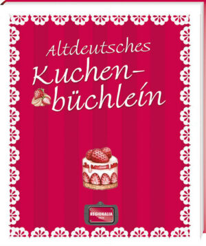 Schlemmen Sie sich durch die Regionen. Liebevoll wurden für dieses Kochbüchlein traditionelle Kuchenrezepte zusammen getragen  nur zu einem Zweck: Ihrem und den Gaumen Ihrer Nächsten Freude zu bereiten! Mehr als 50 Rezepte mit allen Teigsorten werden Ihnen geboten  und mit Sicherheit finden Sie hier Ihren Lieblingskuchen, den Ihnen Mutter oder Oma früher servierte. "Altdeutsches Kuchenbüchlein" ist erhältlich im Online-Buchshop Honighäuschen.