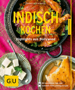 Indisch kochen: Bollywood-Feeling für zu HauseKoriander, Kurkuma, Kardamom, Kreuzkümmel  in den Kochtöpfen Indiens schlummern wahre Schätze. Keine andere Küche kann mit einer so beeindruckenden Gewürzvielfalt auftrumpfen. Im GU-Küchenratgeber Indisch kochen heißen wir Sie herzlich willkommen  in der farbenfrohen Welt von Garam Masala & Co. Ihr indisches Kochbuch auf einen BlickDas erwartet Sie im GU-Küchenratgeber Indisch kochen: Tipps und Extras: Kleine Gewürzkunde: Alle Favoriten für volles Aroma, Paneer, Garam Masala, Ghee und Tamarindenpaste selber machen Vorspeisen: Pakoras, Gurken-Raita, Kachumber, Kirchererbsensalat und mehr Vegetarisches: Mung Dal mit Rosinen, Gemu?se-Biryani, Paneer mit Spinat, Auberginen-Zwiebel-Gemu?se und mehr Fleisch, Geflügel & Fisch: Hu?hnercurry, Huhn in Cashewsauce, Lamm-Vindaloo, Fischcurry mit Tamarinde, Garnelen in Joghurtsauce und mehr Beilagen: Naan-Brot, Chapatis, Kokos-Joghurt-Chutney, Mangochutney, Tamarinden-Dattel-Chutney und mehr Indien ist ein kunterbuntes Land: Rund 1,25 Milliarden Einwohner auf einer Fläche von 3.287.000 Quadratkilometern  das ist gut neun Mal die Fläche Deutschlands  sprechen hier mehr als 21 anerkannte Sprachen. Kein Wunder, dass auch die Küche Indiens von einer bezaubernden Vielfalt geprägt ist. Im indischen Kochbuch Indisch kochen von GU gehen wir für Sie auf Entdeckungsreise quer durch die Küchen des Landes: Aus der nordindischen Hauptstadt Delhi bringen wir Ihnen Rezepte der muslimisch geprägten Mughlai-Küche mit. Im Westen Indiens holen wir uns die Inspiration für köstliches Streetfood. Im östlichen Kalkutta stoßen wir auf exotische Zutaten. Und im Süden ergattern wir typische Gewürze. Kardamom, Pfeffer, Zimt, Kurkuma und Ingwer gedeihen hier in der Region Kerala. Wieder Zuhause angekommen, zaubern wir aus unseren Mitbringseln Rezepte, die Sie ganz einfach nachmachen können. Indisch kochen leicht gemachtIhre ganze Küche wird von einem herrlichen Duft eingehüllt. Auf dem Herd brodelt es im Topf. Neugierig heben Sie den Deckel an und erhaschen einen Blick auf das leuchtende Curry, das schon bald auf Ihrem Teller landen wird. Nur noch ein bisschen Kurkumapulver ... nur noch ein paar Minuten köcheln lassen und dann ist es so weit. Nach 35 Minuten Zubereitung wird das original indische Curry aufgetischt. Mit jedem Bissen entfaltet sich eine neue Geschmackswelt: eine leichte Schärfe, ein Hauch von Zimt ... Na, wie hört sich das an? Ist Ihnen das Wasser im Mund zusammengelaufen? Authentisch indisch zu kochen ist gar nicht schwer. Wer weiß, welche Gewürze in den Topf gehören und welche Zutaten er für den echten Geschmack braucht, zaubert Currys & Co. im Handumdrehen auf den Tisch. Im Küchenratgeber Indisch kochen von GU erfahren Sie, wie Sie Garam Masala, Ghee oder Tamarindenpaste für den Vorrat selber machen, typisch indisches Streetfood, Reisgerichte und Currys kochen. Für Ihre Experimentierfreude werden Sie mit einem verführerischen Duft und einer Extraportion Aroma belohnt. Indische Rezepte für Samosas & Co.In Deutschland gibt es an jeder Ecke eine Currywurstbude. Wer durch Indiens Straßen streift, wird dort etwas anderes entdecken. Streetfood wird hier großgeschrieben: Als Imbiss gibt es Samosas und Pakoras. Was sich hinter diesen exotischen Begriffen verbirgt? Pakoras sind frittierte Gemüsesorten, die in einem Teig aus Kichererbsenmehl getaucht wurden. Sie eigenen sich prima als Vorspeise oder Häppchen auf der Party. Samosas sind gefüllte, frittierte Teigtaschen. Im Küchenratgeber Indisch kochen erfahren Sie, wie Sie die Samosas mit würzigem Lammhackfleisch füllen und dazu ein erfrischendes Chutney servieren. Indische Rezepte: vegetarisch, einfach, leckerWussten Sie, dass es in Indien jede Menge Vegetarier gibt? Statt Fleisch und Fisch sind hier Gemüse und Hülsenfrüchte die Stars auf dem Teller. Beliebt ist auch Paneer  ein gepresster Frischkäse aus Kuhmilch, die mit Zitronensaft oder Essig zum Gerinnen gebracht wurde. Probieren Sie Rote-Linsen-Dal oder Mung-Dal mit Rosinen. Sie werden sehen: Selten haben Sie rote Linsen so fruchtig erlebt oder sich über eine neue Entdeckung aus dem Asialaden gefreut. Sie suchen ein indisches Rezept für Vegetarier, mit dem Sie Ihre Gäste überraschen können? Unser Gemüse-Biryani, ein klassisches Reisgericht, hat sich für Sie extrafein gemacht und wird mit Safran serviert. Indische Rezepte mit Huhn, Fleisch und FischFans der indischen Küche werden es mit Sicherheit schon einmal probiert haben: das Hühnercurry. Wie es zu Hause genauso (oder sogar noch besser) als beim Lieblingsinder schmeckt? Wir verraten Ihnen das Geheimnis der Zubereitung. Und obendrauf auch noch die Zutaten für Tandoori-Huhn und Butter-Chicken. Oder wie wäre es zur Abwechslung mit einem Fischcurry mit Tamarinde oder einem Ofenfisch mit Kokos  auch hier haben wir die passenden indischen Rezepte für Sie in petto. Und dazu? Ach ja, das dürfen wir natürlich nicht vergessen: In Indien isst man Reis oder Brot als Beilage. Naan-Brote aus dem Backofen oder Chapatis aus der Pfanne werden zum Tunken und Einwickeln gebraucht. So wird das Ganze sogar noch authentischer! "Indisch kochen" ist erhältlich im Online-Buchshop Honighäuschen.